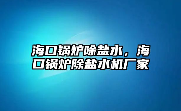 ?？阱仩t除鹽水，海口鍋爐除鹽水機廠家