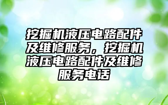 挖掘機液壓電路配件及維修服務，挖掘機液壓電路配件及維修服務電話