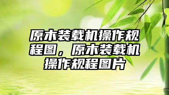 原木裝載機(jī)操作規(guī)程圖，原木裝載機(jī)操作規(guī)程圖片