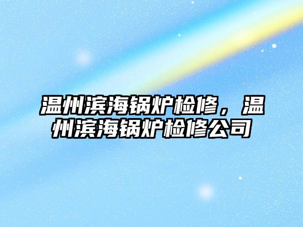 溫州濱海鍋爐檢修，溫州濱海鍋爐檢修公司