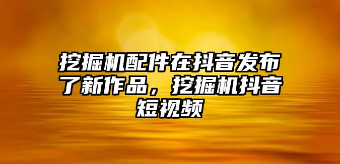 挖掘機(jī)配件在抖音發(fā)布了新作品，挖掘機(jī)抖音短視頻