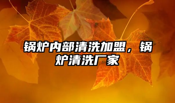 鍋爐內(nèi)部清洗加盟，鍋爐清洗廠家