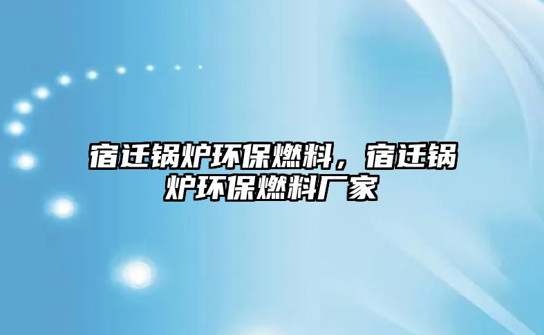 宿遷鍋爐環(huán)保燃料，宿遷鍋爐環(huán)保燃料廠家